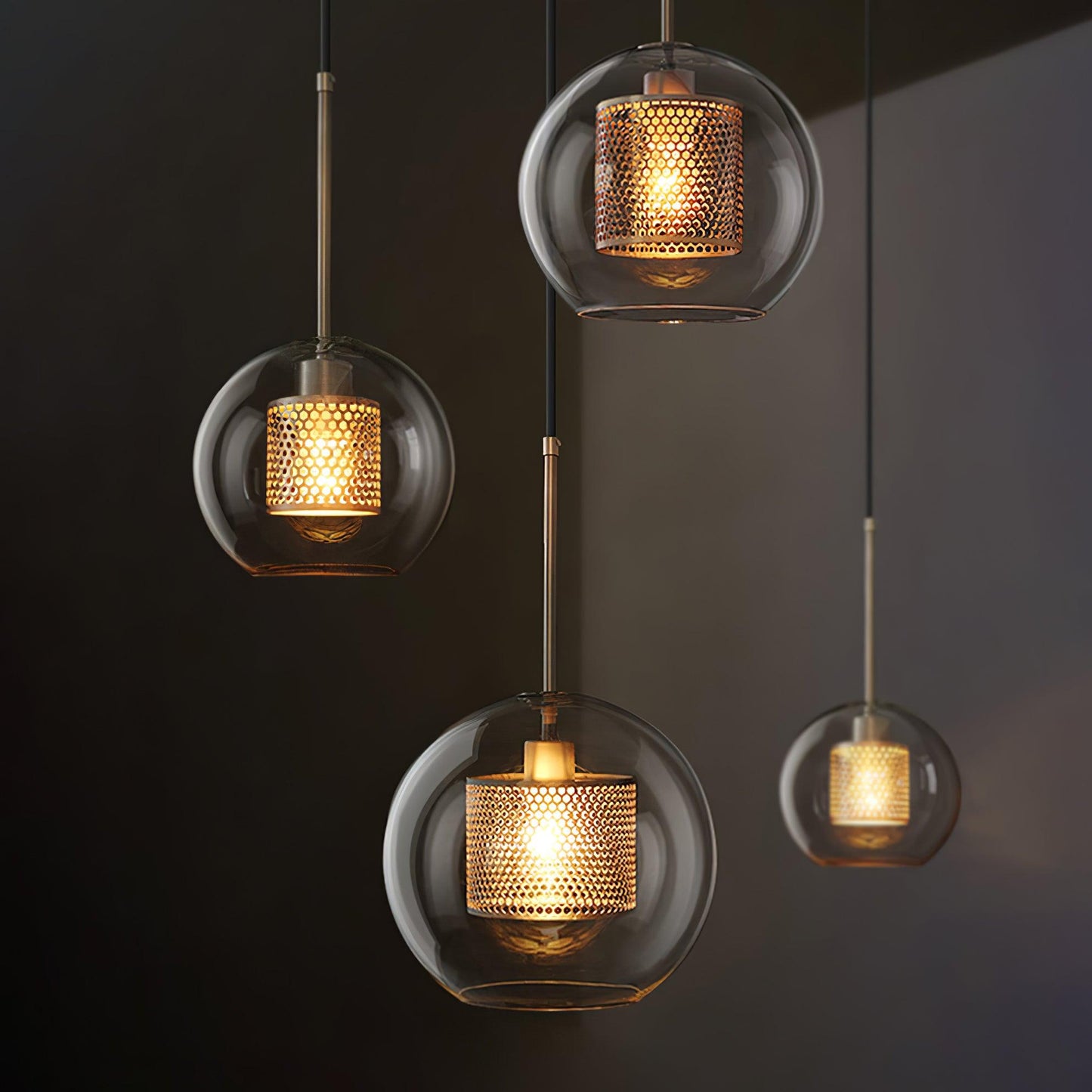 Combined Chiswick Glass Hanging light Pendant Light