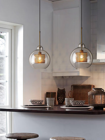 Combined Chiswick Glass Hanging light Pendant Light