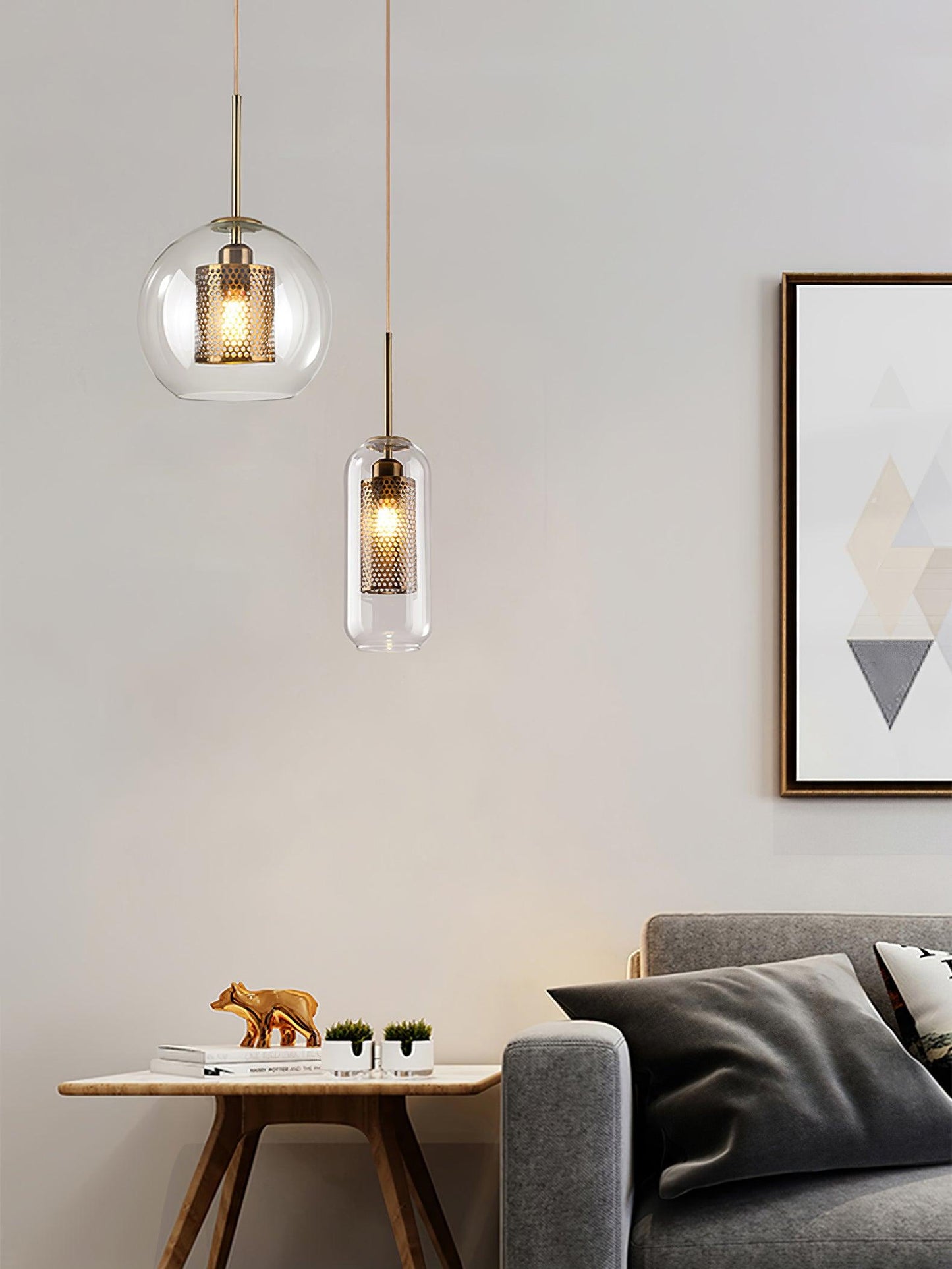 Combined Chiswick Glass Hanging light Pendant Light