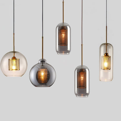 Combined Chiswick Glass Hanging light Pendant Light