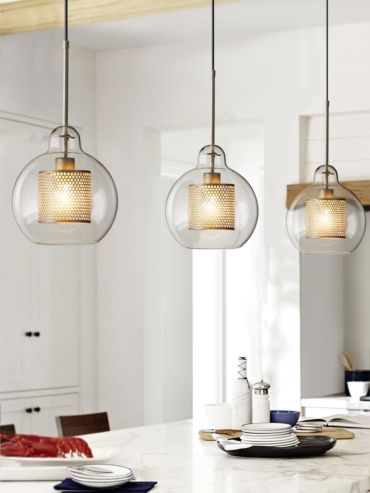 Combined Chiswick Glass Hanging light Pendant Light