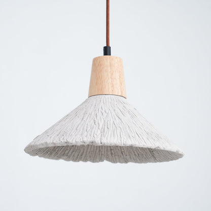 Concrete Pleated Drop light Pendant Lamp