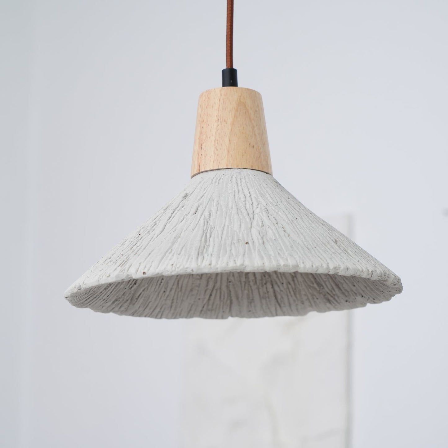 Concrete Pleated Drop light Pendant Lamp