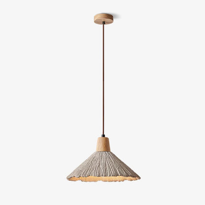 Concrete Pleated Drop light Pendant Lamp