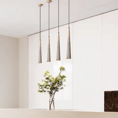 Concrete Pleated Drop light Pendant Lamp