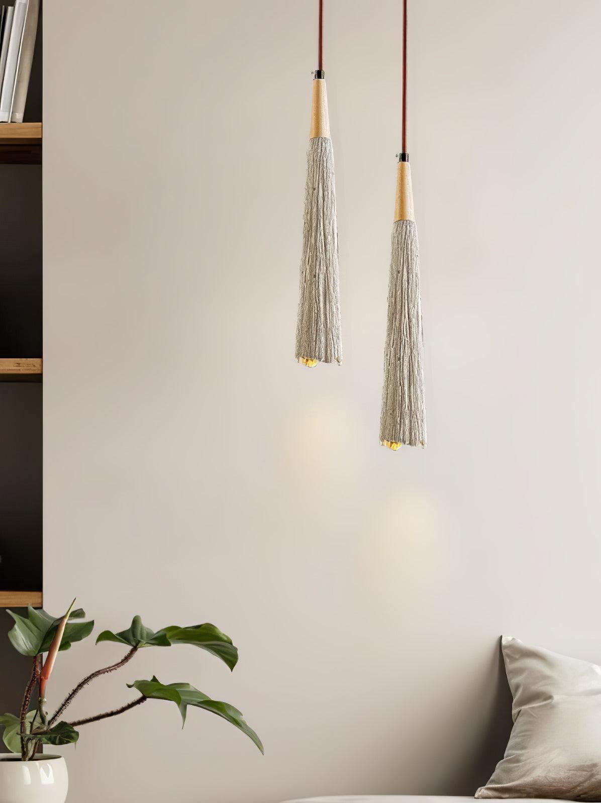 Concrete Pleated Drop light Pendant Lamp