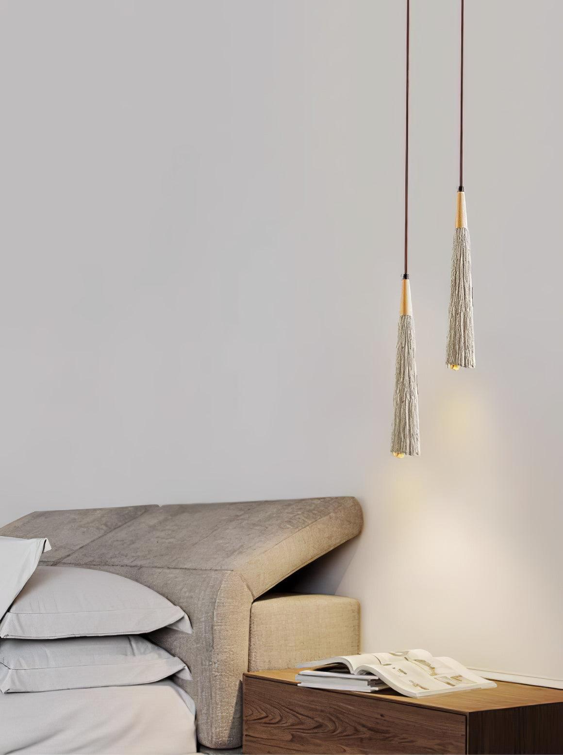 Concrete Pleated Drop light Pendant Lamp