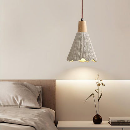 Concrete Pleated Drop light Pendant Lamp