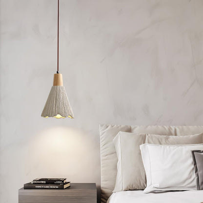 Concrete Pleated Drop light Pendant Lamp