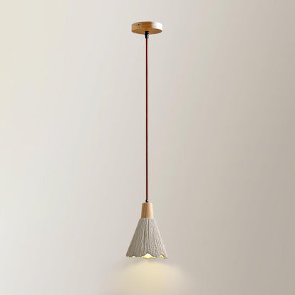 Concrete Pleated Drop light Pendant Lamp