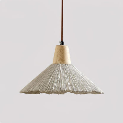 Concrete Pleated Drop light Pendant Lamp