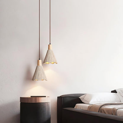 Concrete Pleated Drop light Pendant Lamp