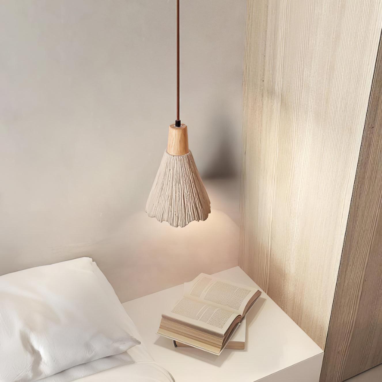 Concrete Pleated Drop light Pendant Lamp