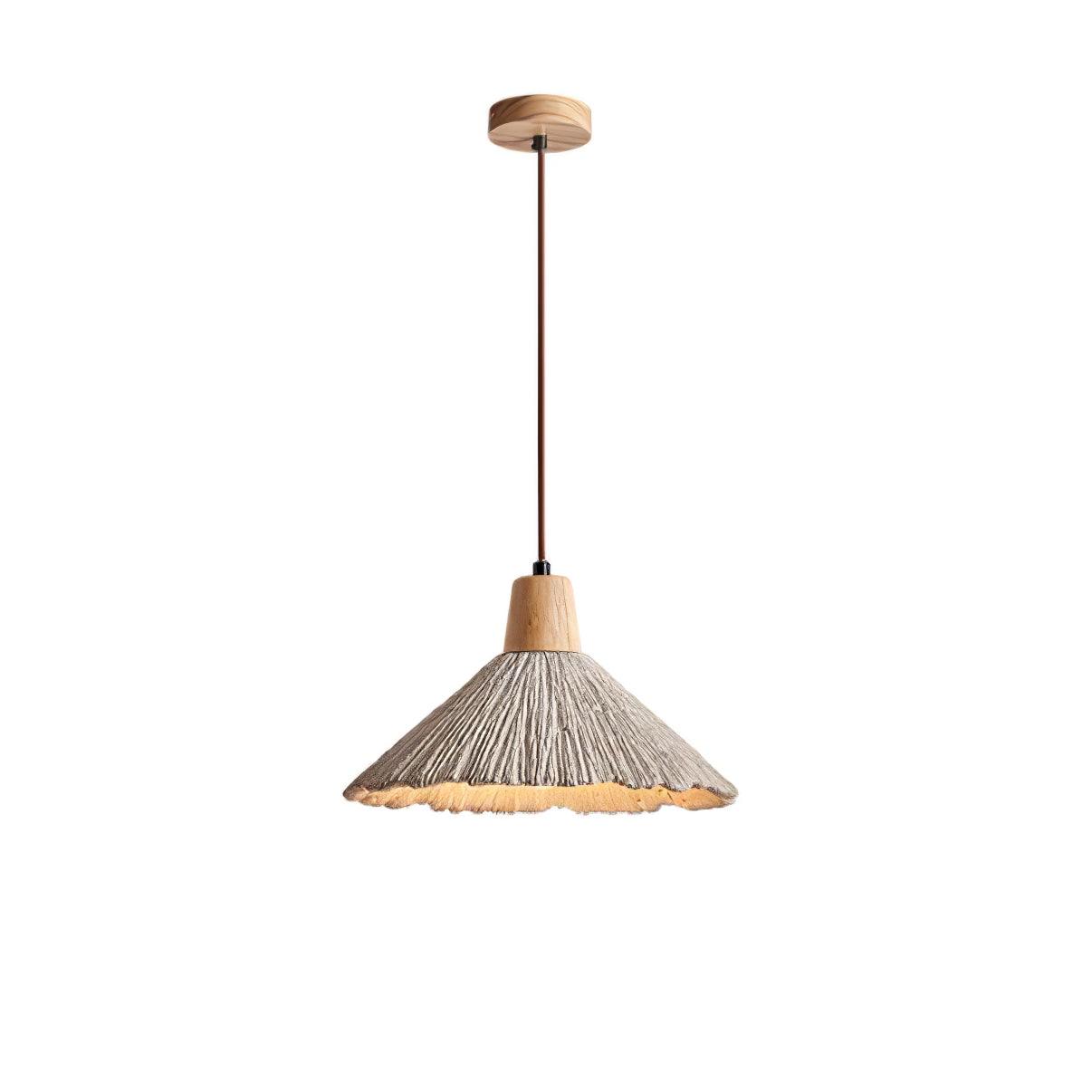 Concrete Pleated Drop light Pendant Lamp