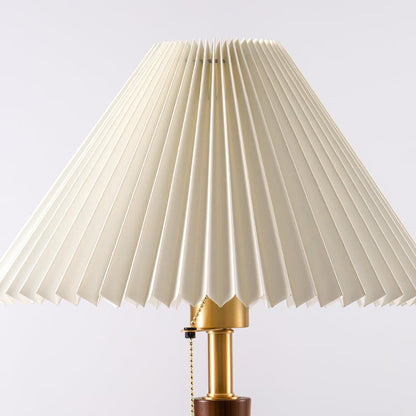 Cone Pleated Fabric Portable lamp Table Lamp