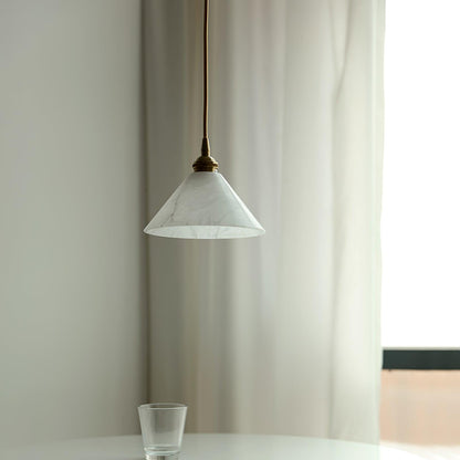 Conical Brass Drop light Pendant Lamp