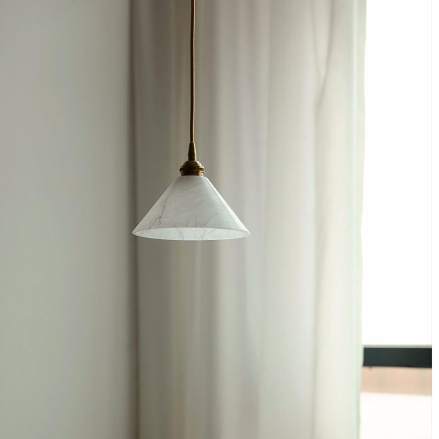 Conical Brass Drop light Pendant Lamp