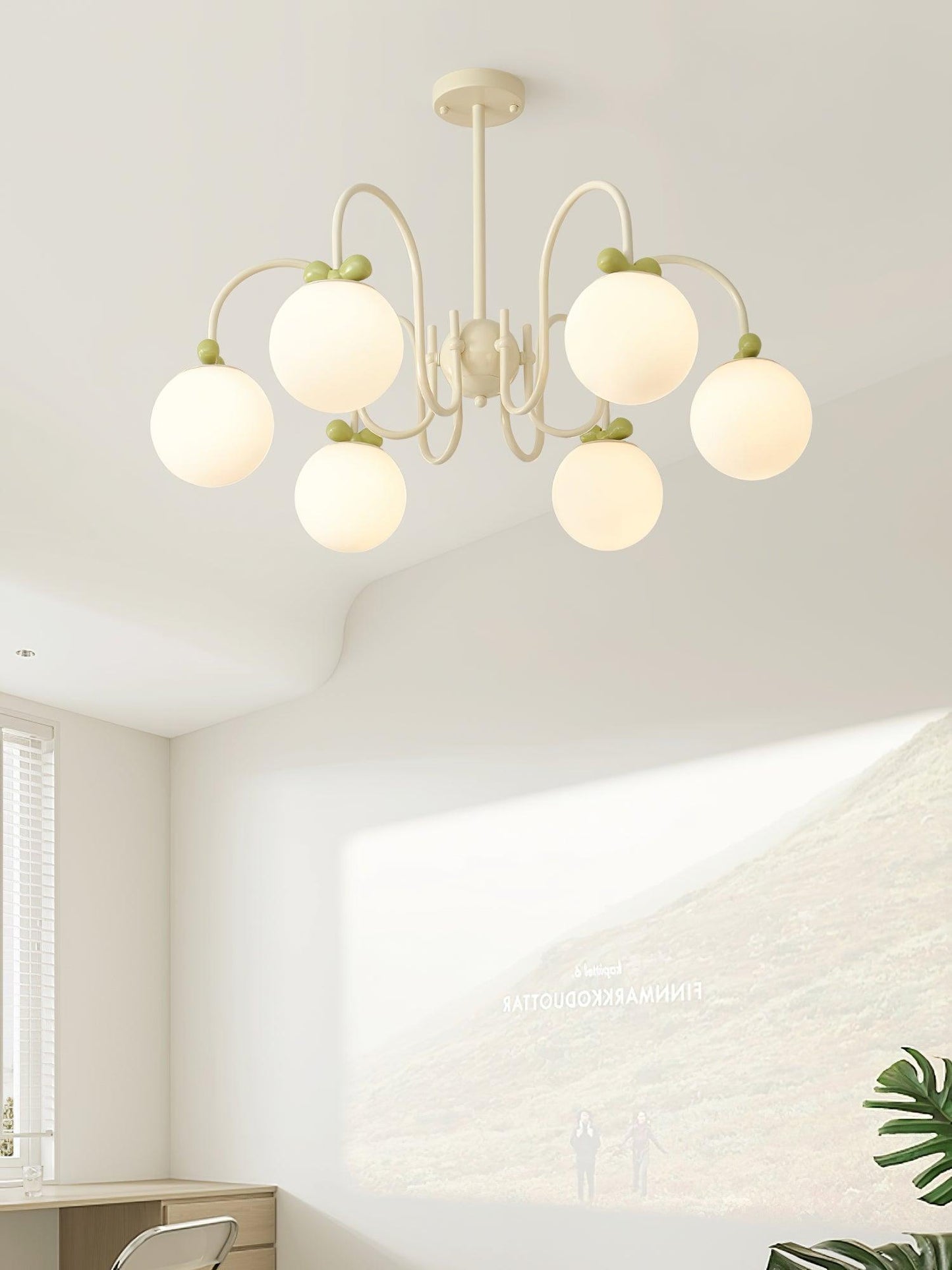 Cream Cherry Pendant light Chandelier