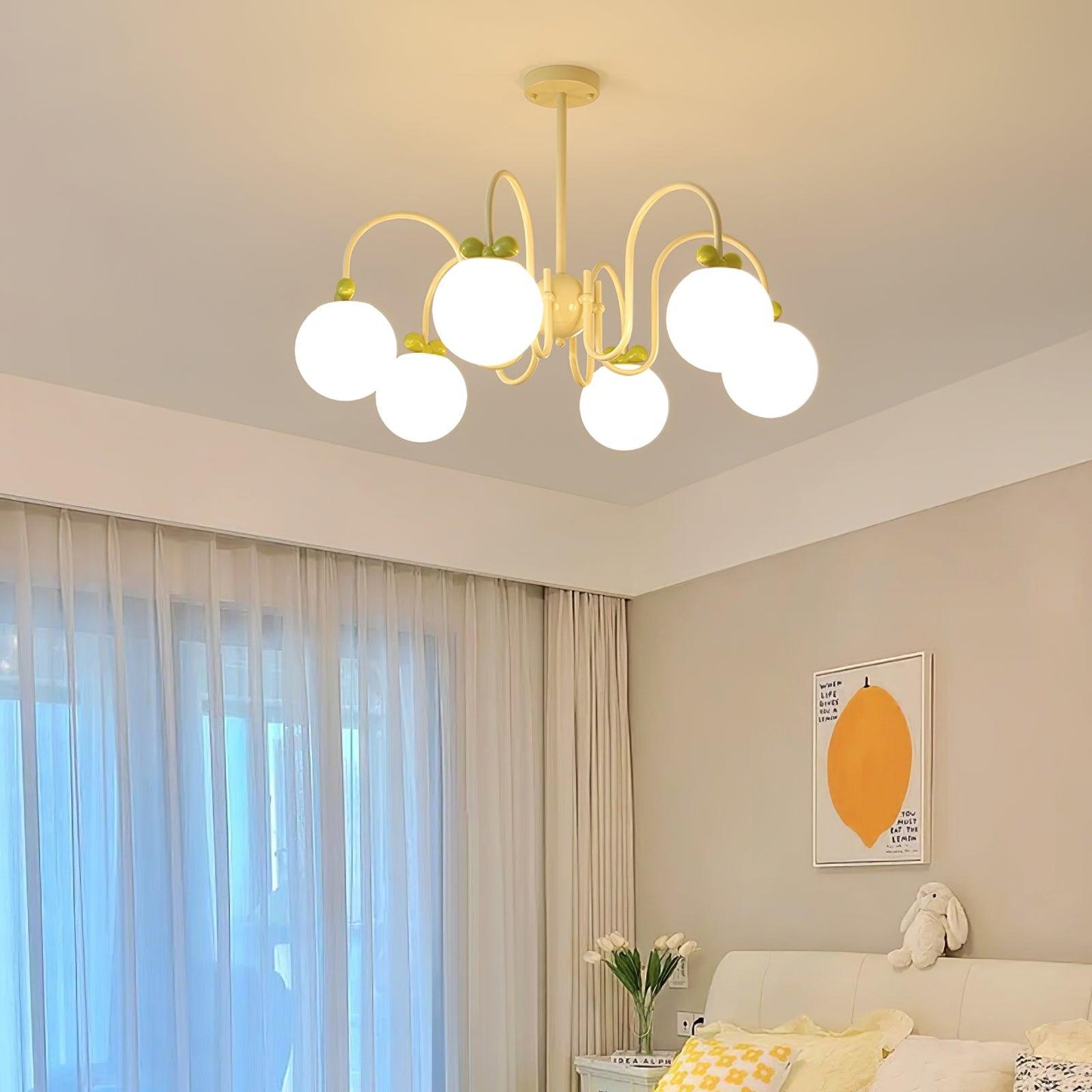 Cream Cherry Pendant light Chandelier