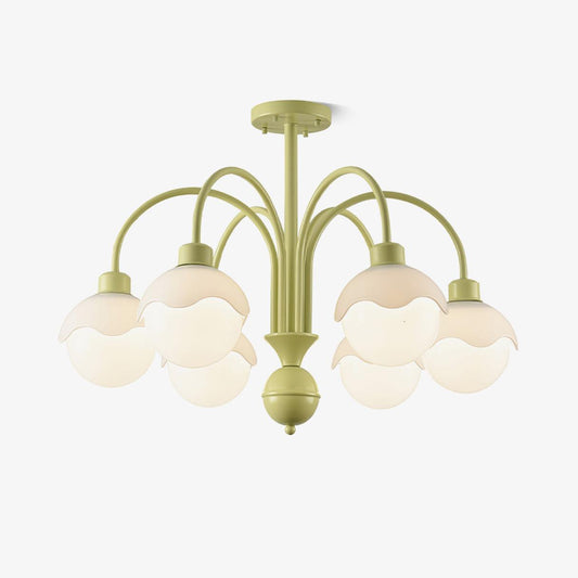 Creamy Lychee Matcha Candelabrum Chandelier