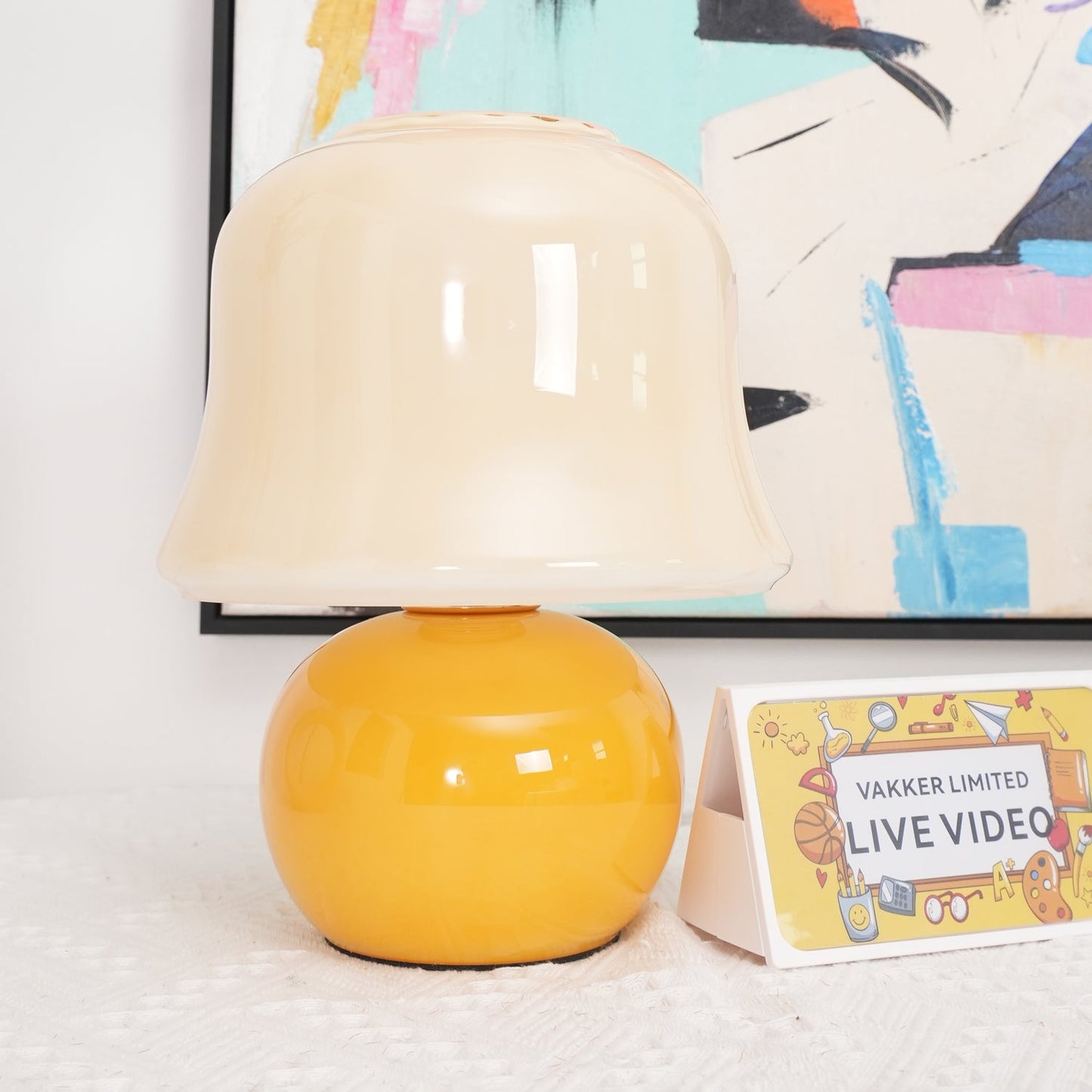 Creamy Mushroom Reading light Table Lamp