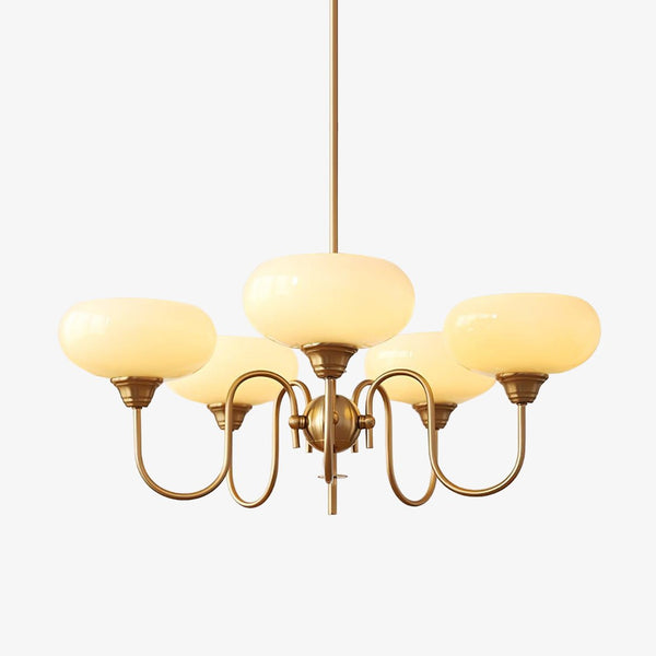 Creamy Persimmon Electrolier Chandelier