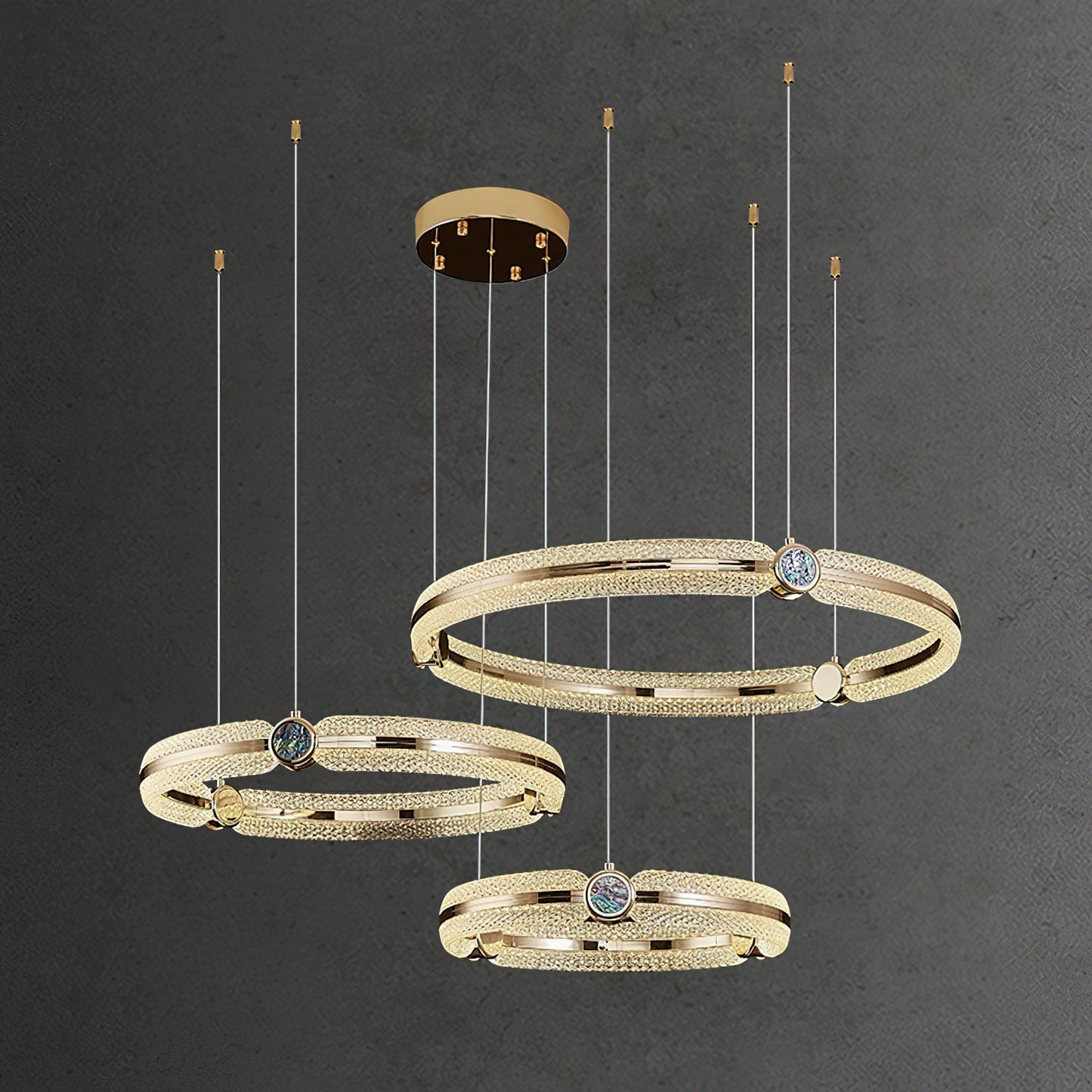 Creative Ring Gasolier Chandelier