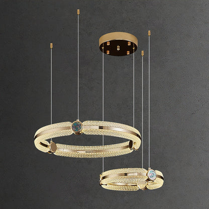 Creative Ring Gasolier Chandelier