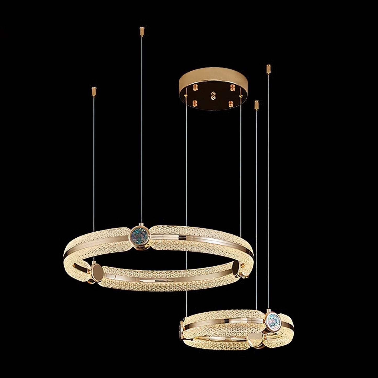 Creative Ring Gasolier Chandelier