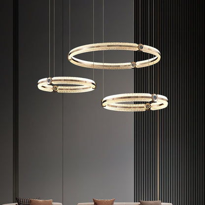 Creative Ring Gasolier Chandelier