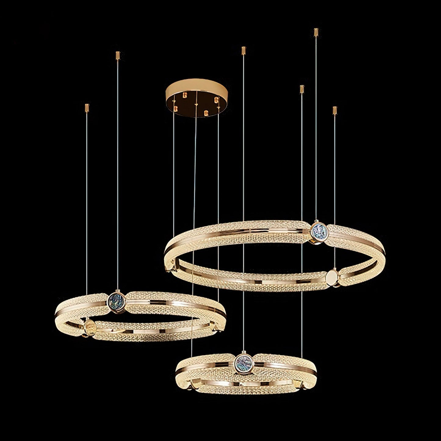 Creative Ring Gasolier Chandelier