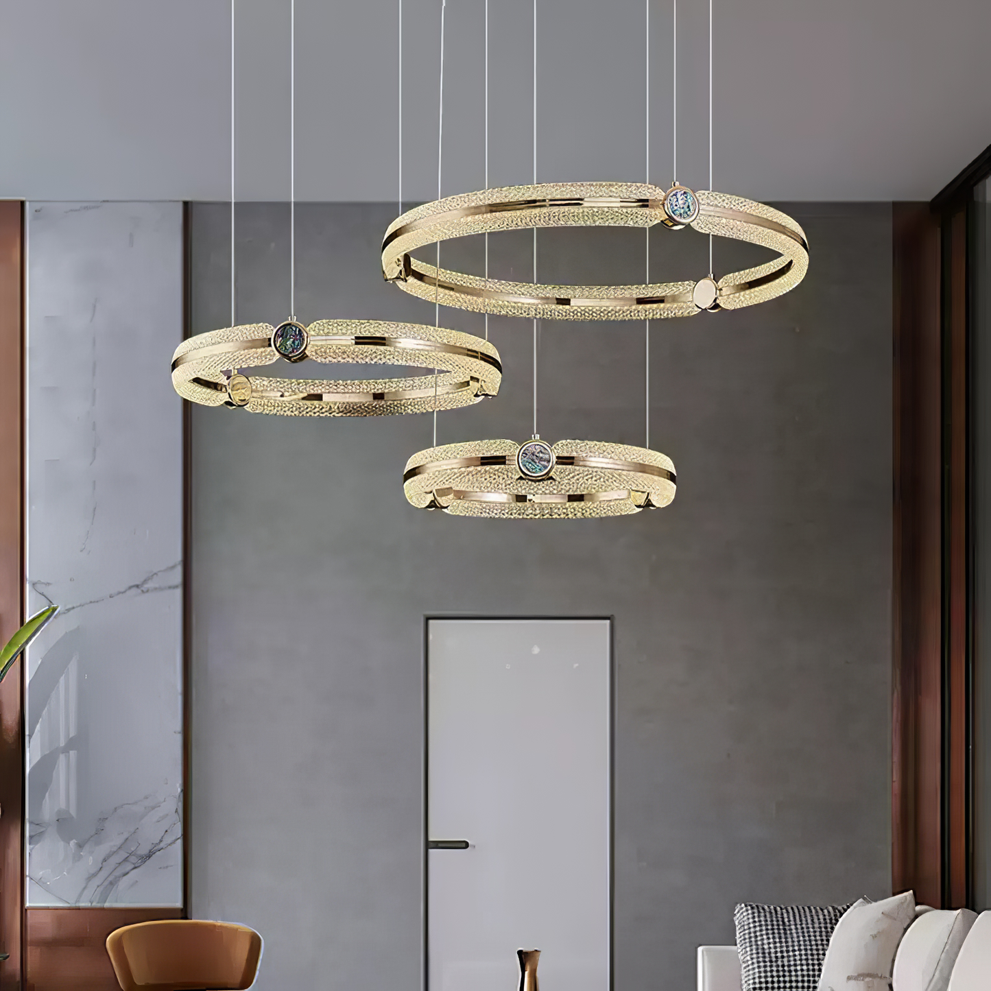 Creative Ring Gasolier Chandelier