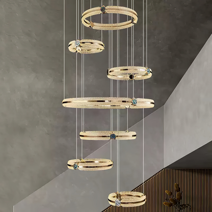 Creative Ring Gasolier Chandelier