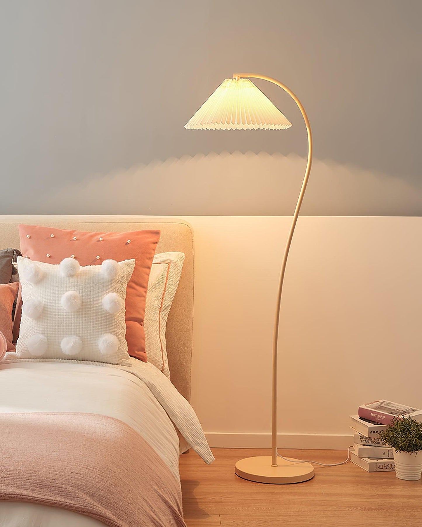 Crescini Pleated Free-standing Lamp Floor Lamp