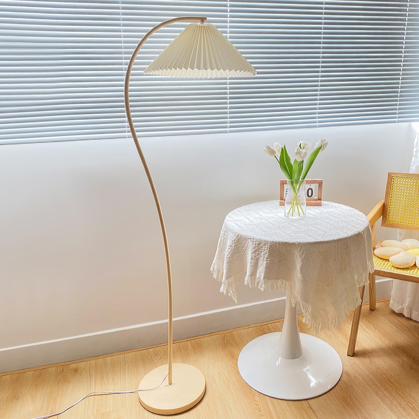 Crescini Pleated Free-standing Lamp Floor Lamp