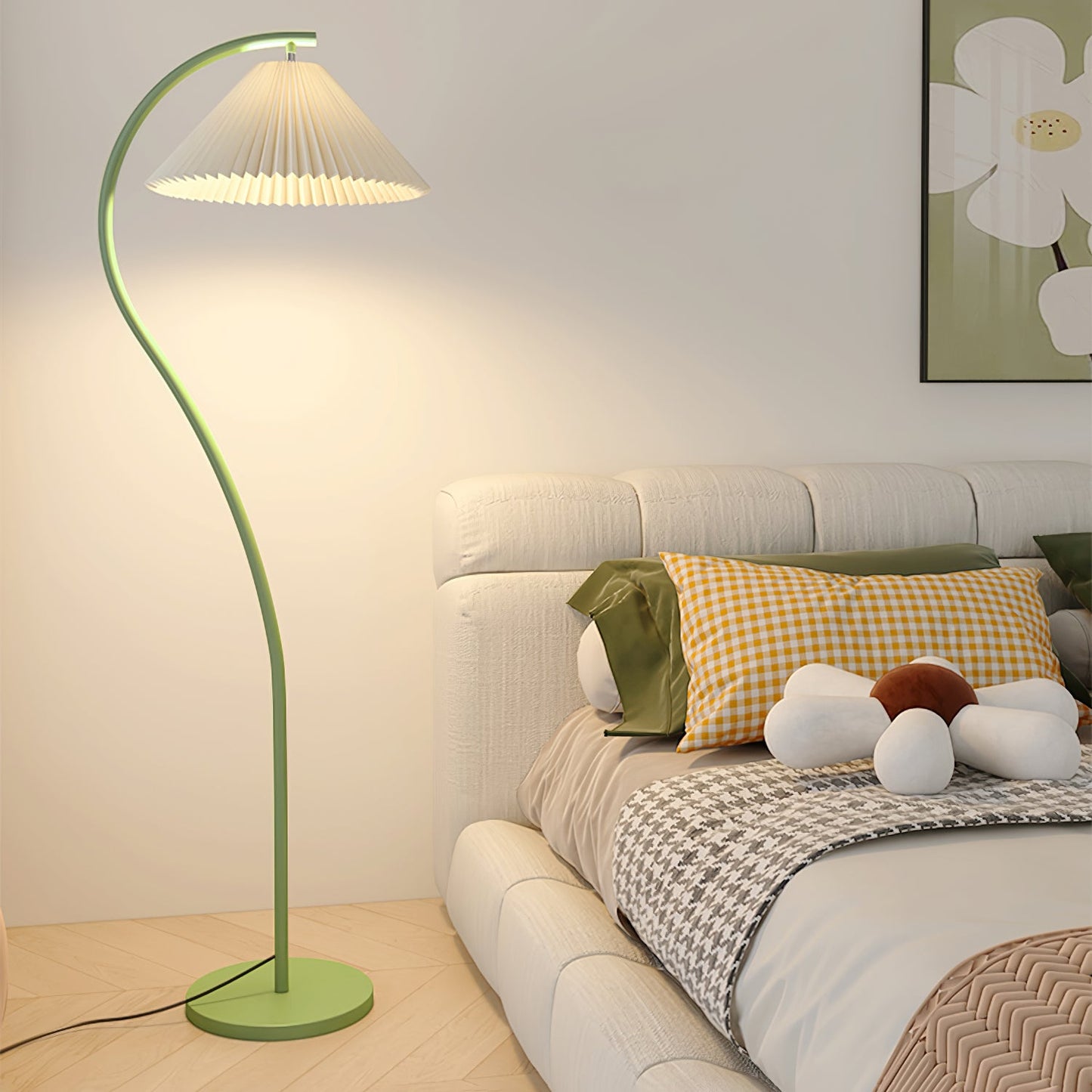 Crescini Pleated Free-standing Lamp Floor Lamp