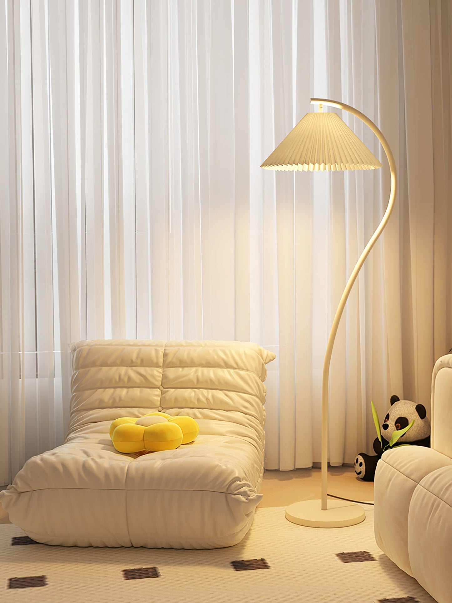 Crescini Pleated Free-standing Lamp Floor Lamp