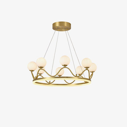 Crown Brass Crown Chandelier