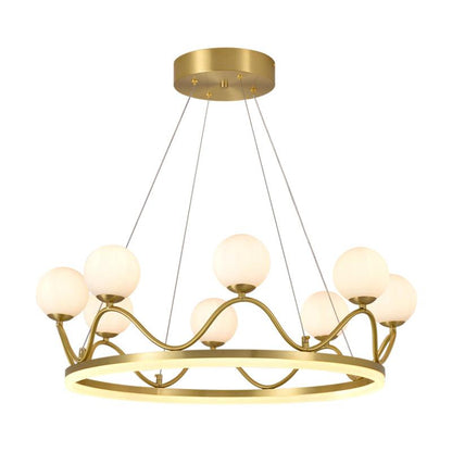 Crown Brass Crown Chandelier