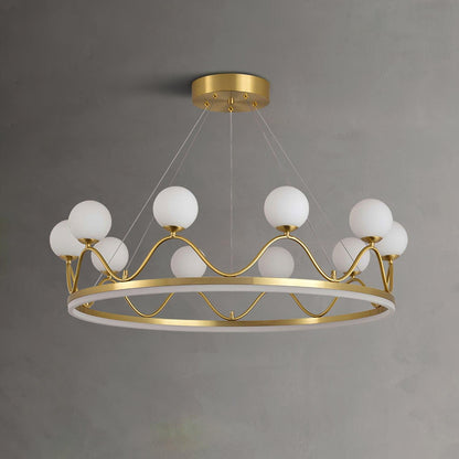 Crown Brass Crown Chandelier