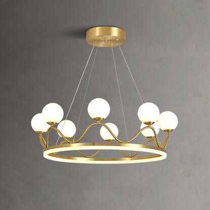 Crown Brass Crown Chandelier