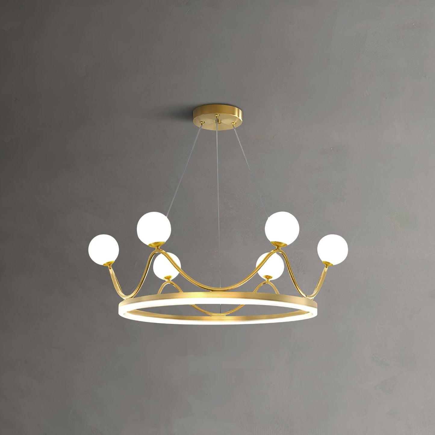 Crown Brass Crown Chandelier