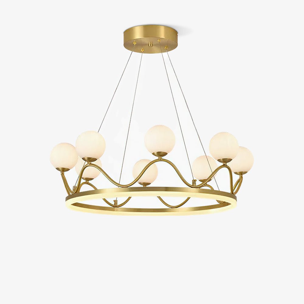 Crown Brass Crown Chandelier