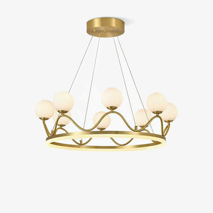 Crown Brass Crown Chandelier