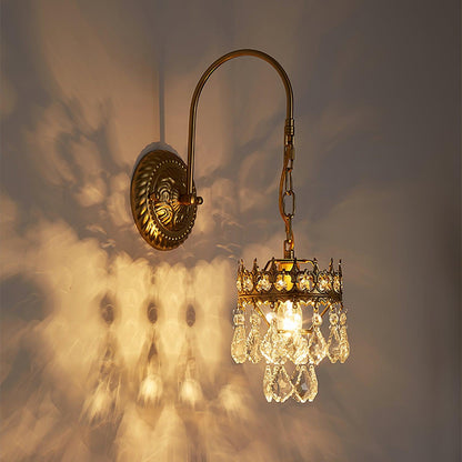 Crystal Crown Wall-mounted light Sconce