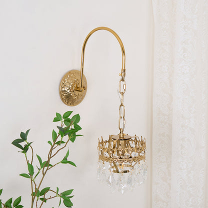 Crystal Crown Wall-mounted light Sconce