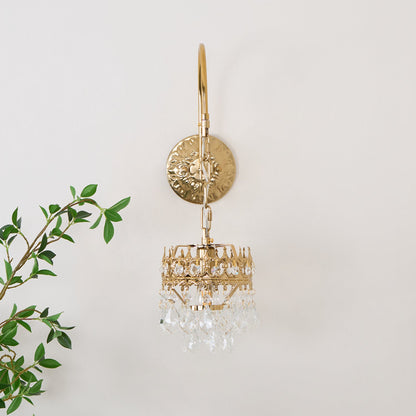 Crystal Crown Wall-mounted light Sconce