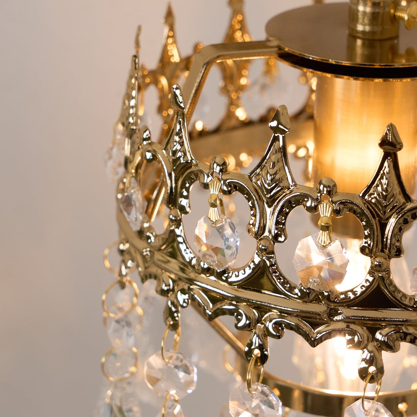 Crystal Crown Wall-mounted light Sconce