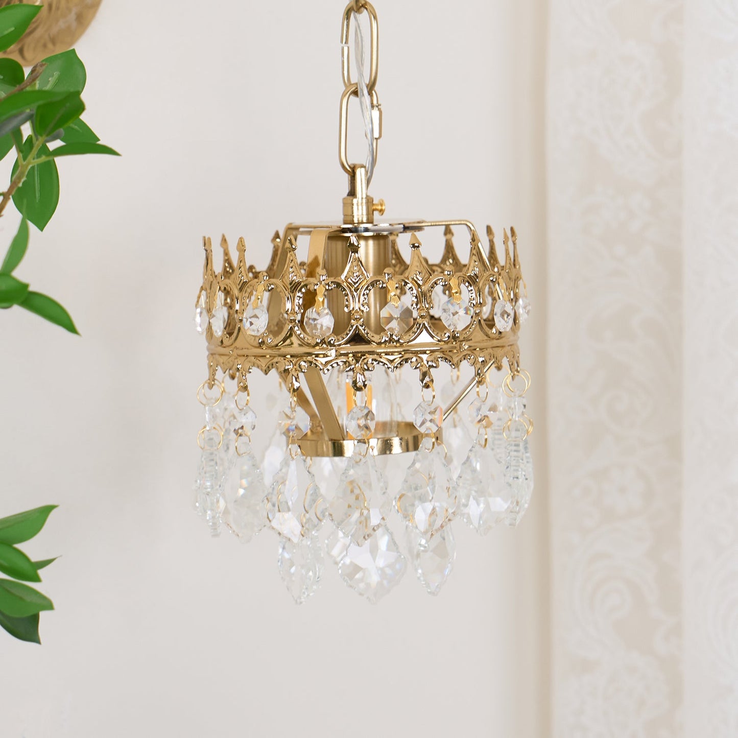 Crystal Crown Wall-mounted light Sconce