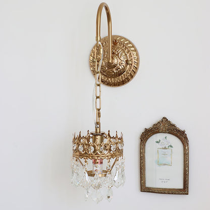 Crystal Crown Wall-mounted light Sconce